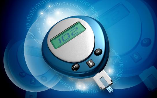 Free Stock Photo of Medical Measurement Equipment - Blue