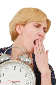 Free Stock Photo of Woman trying to wake up