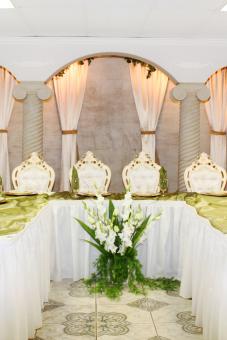 Free Stock Photo of Wedding table