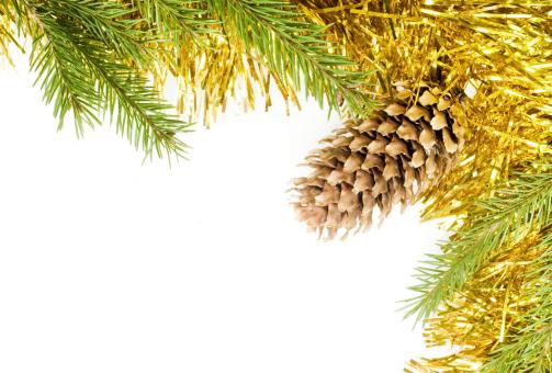 Free Stock Photo of Pine Cone Xmas Decoration