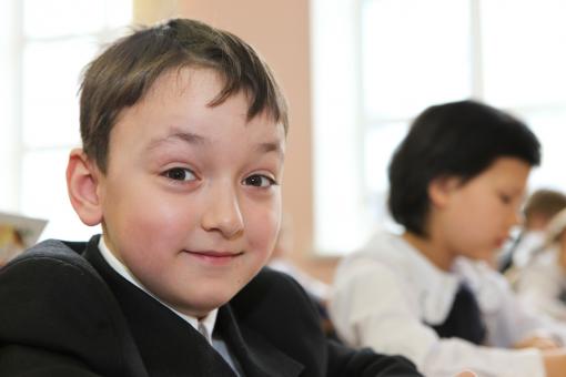 Free Stock Photo of school boy