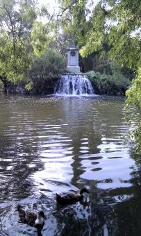 Free Stock Photo of Lake in Park in Madrid