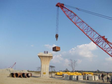 Free Stock Photo of Pillar at construction site