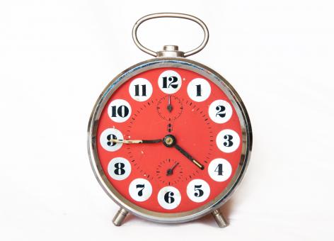 Free Stock Photo of retro alarm clock