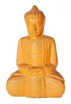 Free Stock Photo of Yellow buddha statue