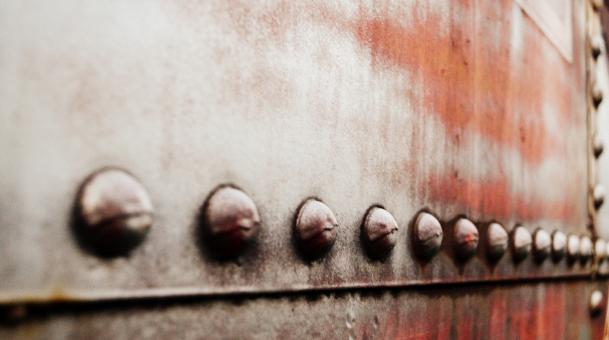 Free Stock Photo of Train Rivets (semisarah.com)