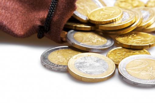Free Stock Photo of Euro cents