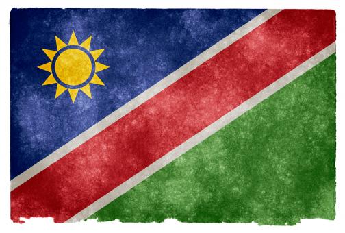 Free Stock Photo of Namibia Grunge Flag