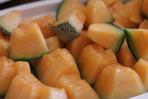 Free Stock Photo of Slices of Honeydew