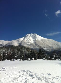 Free Stock Photo of White mountain