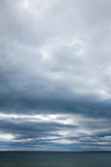 Free Stock Photo of Coastal Clouds - HDR