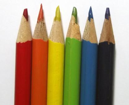 Free Stock Photo of Colored Pencils