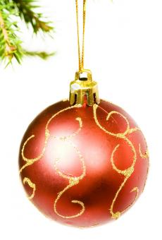 Free Stock Photo of Christmas ball
