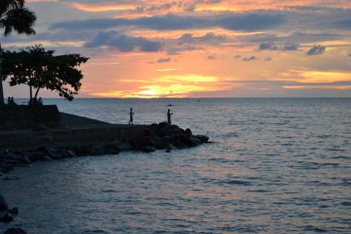 Free Stock Photo of Fishing in The Dawn