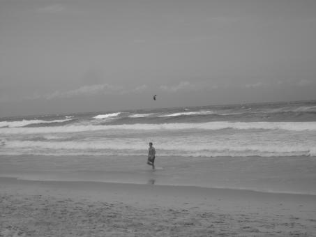 Free Stock Photo of Person on beach