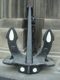 Free Stock Photo of Black old anchor
