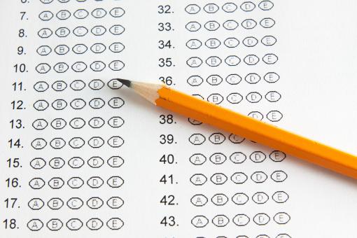 Free Stock Photo of School test