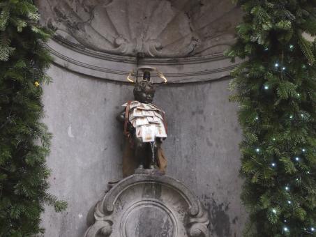 Free Stock Photo of The Peeing Boy of Brussels