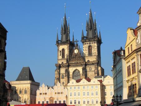 Free Stock Photo of Church of our Lady before Týn in Prague