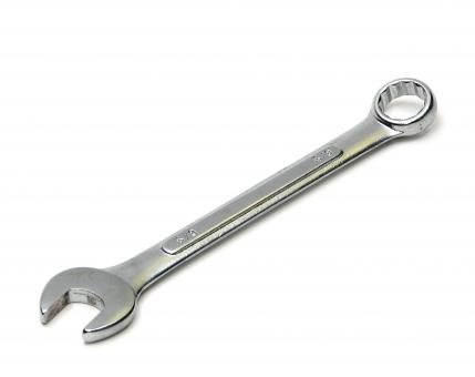 Free Stock Photo of A wrench isolated on a white background