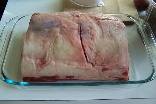 Free Stock Photo of Raw Prime Rib Roast 3
