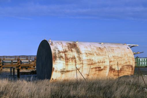 Free Stock Photo of Oil storage tank