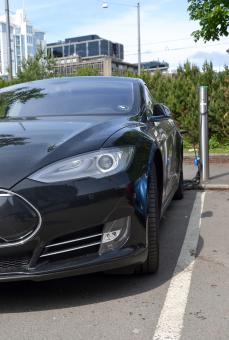 Free Stock Photo of Charging Tesla