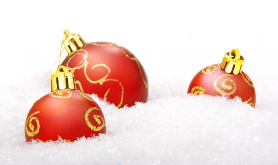 Free Stock Photo of Christmas balls