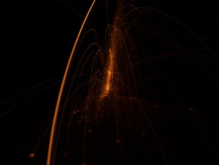 Free Stock Photo of Night flames