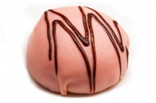 Free Stock Photo of pink pastry cake