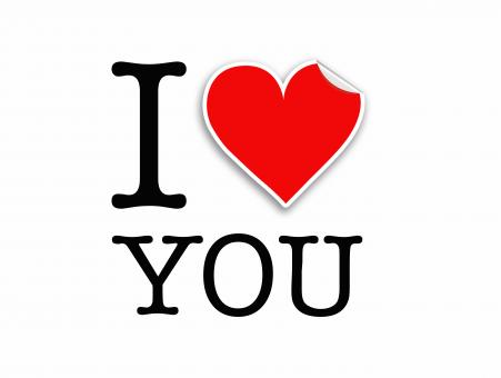 Free Stock Photo of I Love You