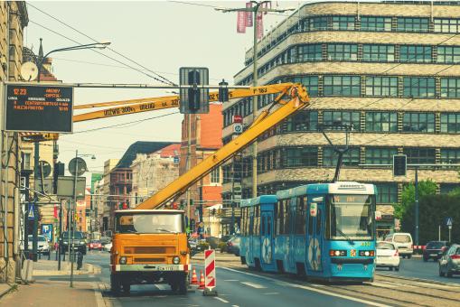 Free Stock Photo of Tram in Wroclaw