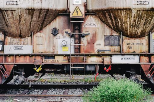 Free Stock Photo of Rusting Train Cart