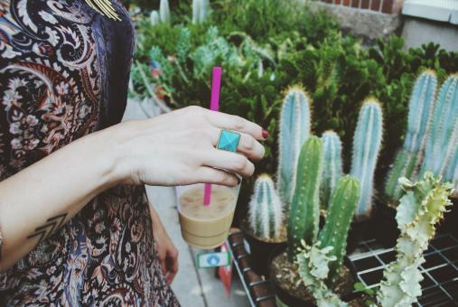 Free Stock Photo of A drink with the pots
