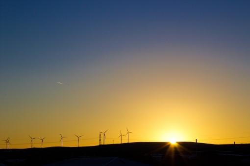 Free Stock Photo of Windmills