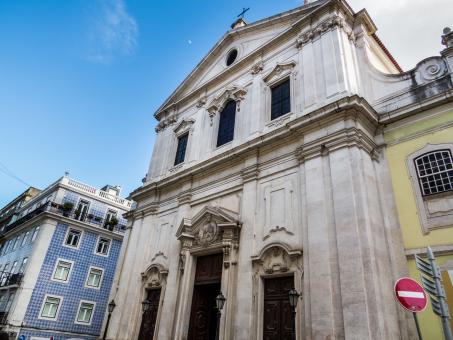 Free Stock Photo of Architecture of Lisbon - church 