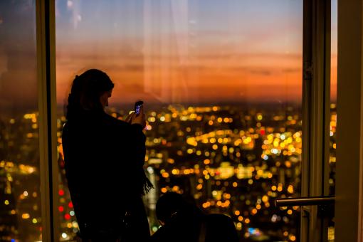 Free Stock Photo of Girl Taking Picture