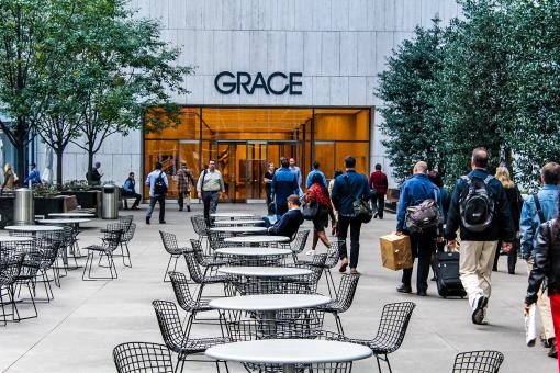 Free Stock Photo of Outside Tables and Chairs