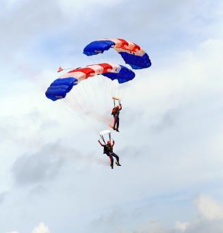 Free Stock Photo of Skydiving