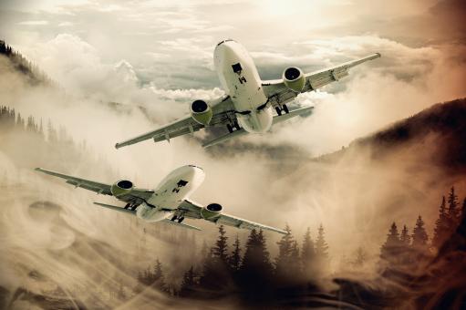 Free Stock Photo of Two Planes