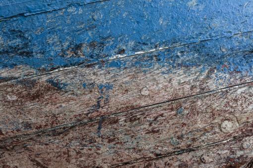 Free Stock Photo of Old Blue Wood Texture