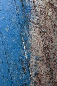Free Stock Photo of Old Blue Wood Texture