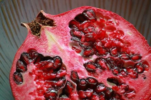 Free Stock Photo of Red Pomegranate