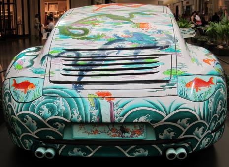 Free Stock Photo of Decorated Car