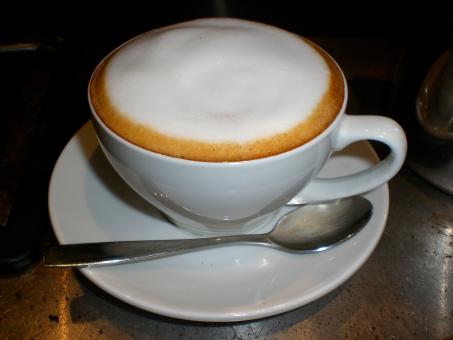 Free Stock Photo of Cup of Cappuccino