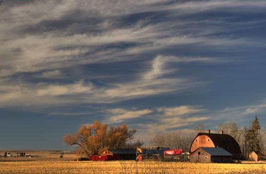 Free Stock Photo of Farm House