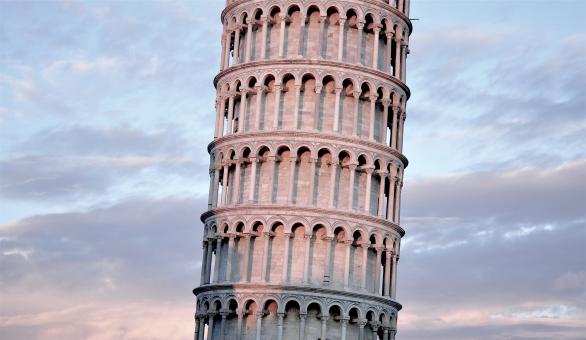 Free Stock Photo of Leaning Pisa Tower