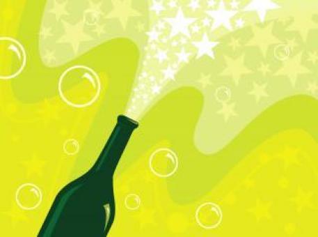 Free Stock Photo of Champagne Vector Illustration