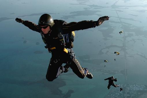 Free Stock Photo of Skydiving