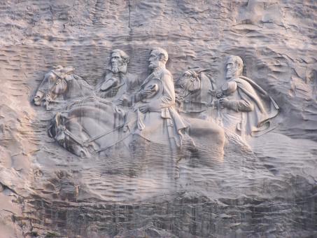 Free Stock Photo of Sculpture on the Rocky Mountain
